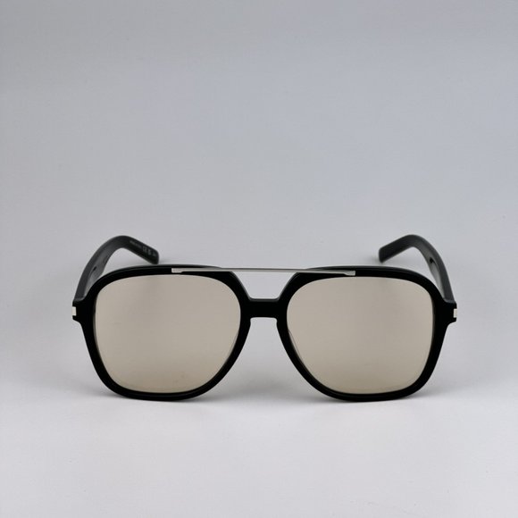 Saint Laurent SL545 001 BRAND NEW Sunglasses Black Light Yellow Pilot Unisex main image 11